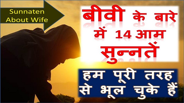 14 sunnaten about wife hindi