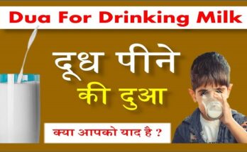 doodh peene ki dua arabic & hindi