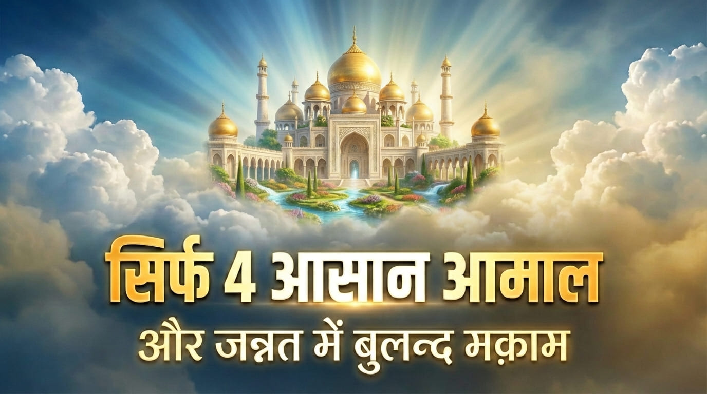 Jannat Kaise Milegi? 4 आसान आमाल जो जन्नत तक पहुँचा सकते हैं