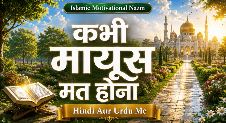 Kabhi Mayoos Mat Hona Lyrics In Hindi/Urdu